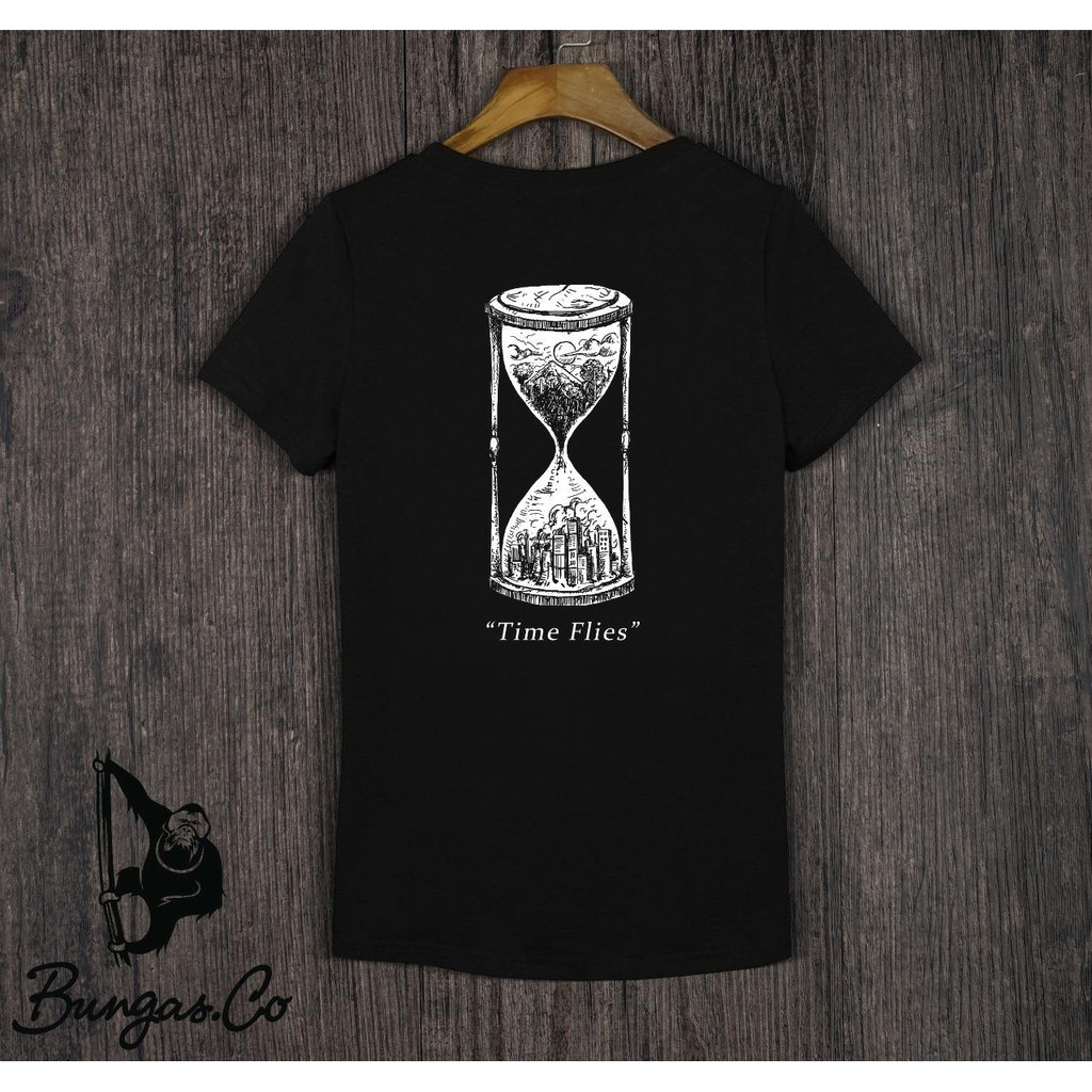 Kaos time files/baju distro pria/kaos pria lengan pendek/t-shirt bahan premium cowok murah