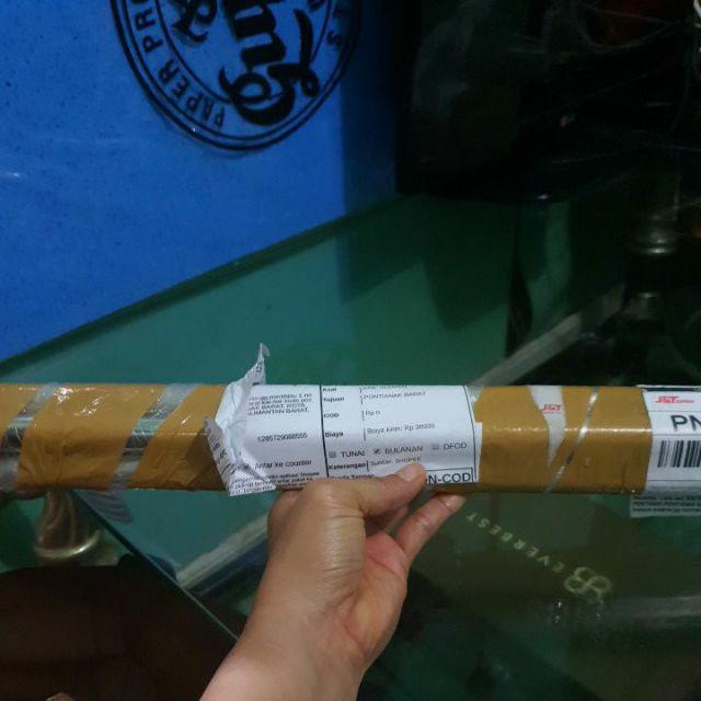 Gantungan Baju Hanger Handuk Nempel Dinding Simple Stainless 60cm 3/4