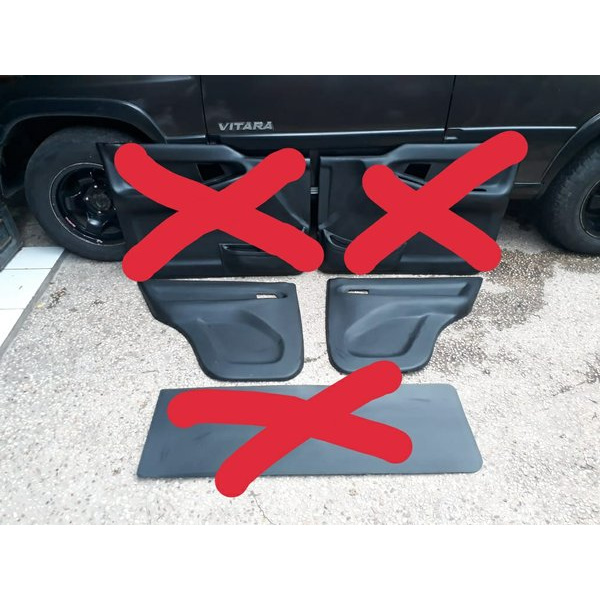 Doortrim ves vitara escudo sidekick hanya bagian pintu tengah nya saja bahan fiberglass