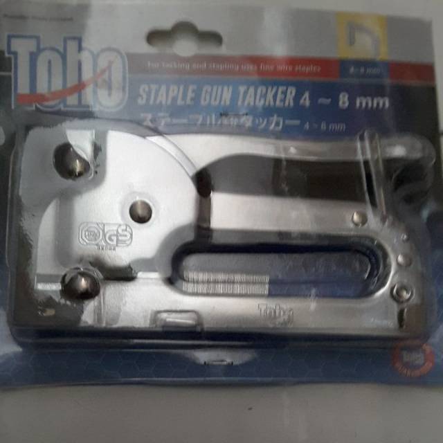 

STAPLE GUN TACKER TOHO STAPLES TEMBAKAN STEPLES PANJANG 4-8 MM BEST SELLER