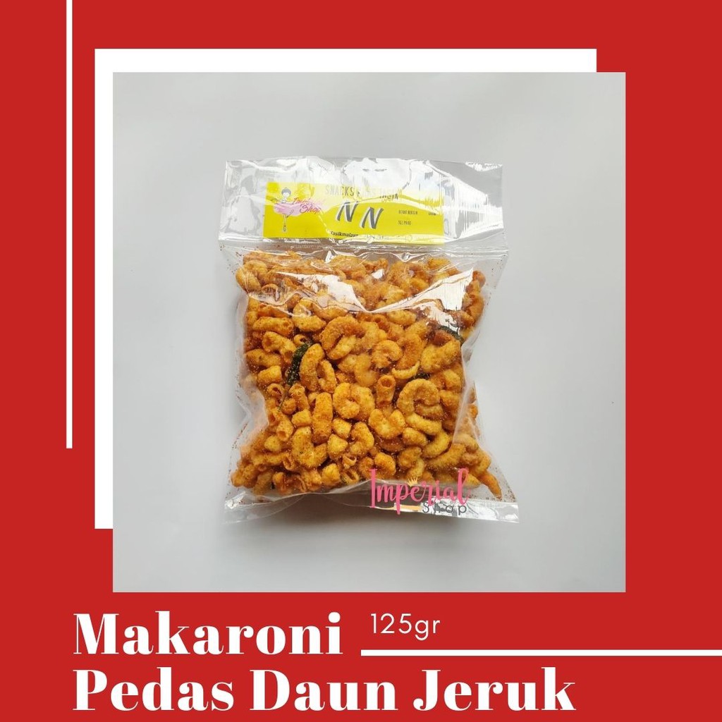 

Makaroni Pedas Daun Jeruk Snack Camilan Cemilan 125gr