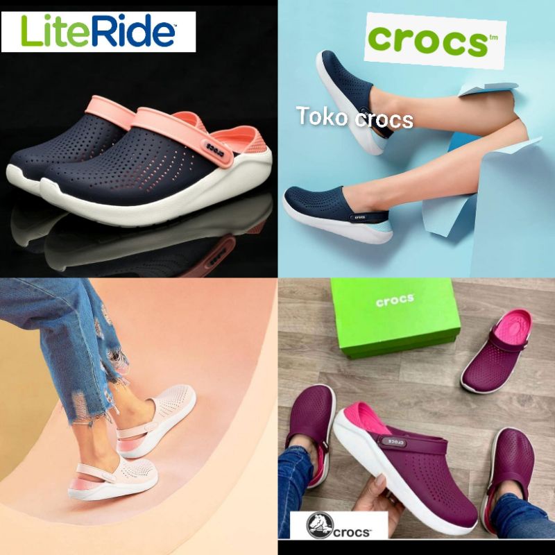 Crocs Literide Women / crocs clog Literide / Sandal crocs Literide / Sandal wanita