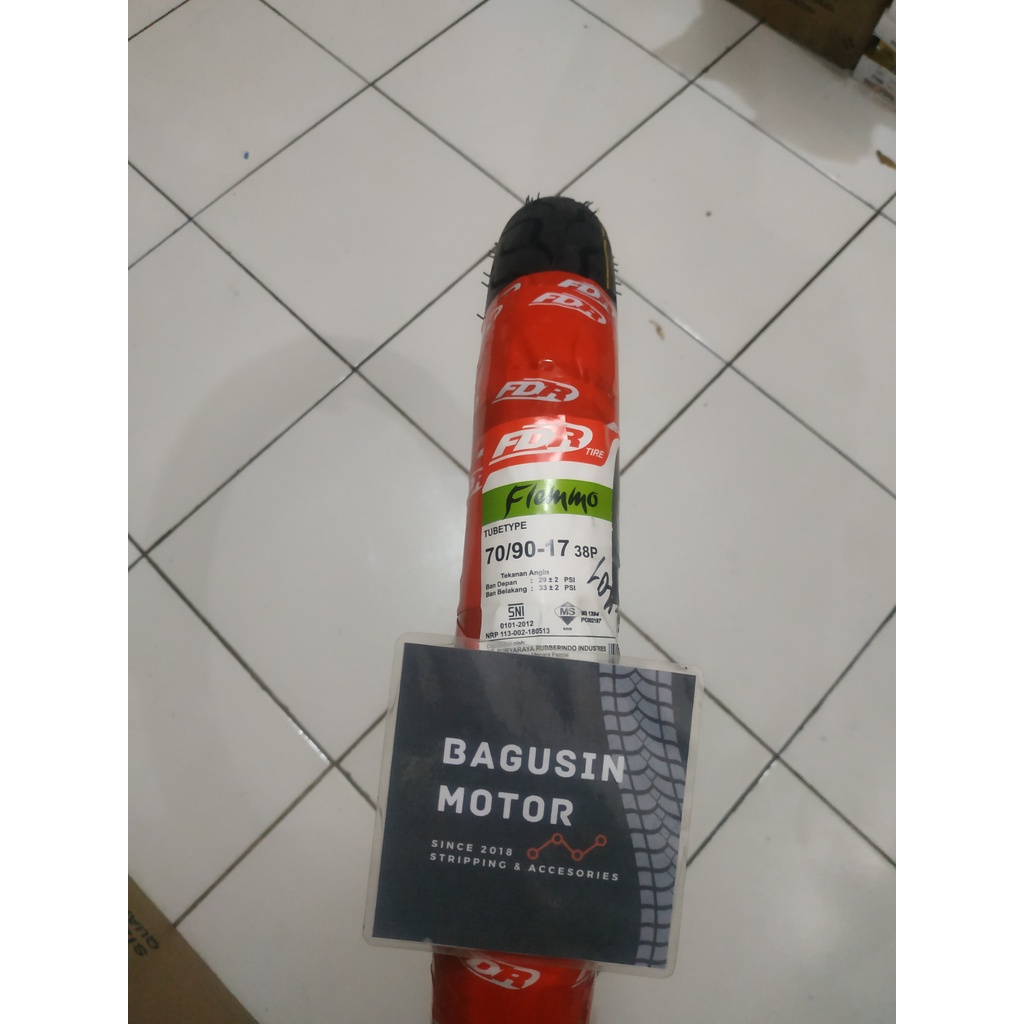 Ban Luar FDR Flemmo Flemo Bebek 250 70/90 17 Tube Type