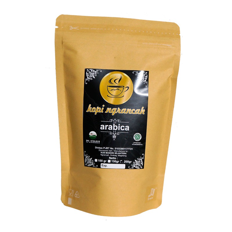 

Kopi Arabica Organik Natural Full Wash 200 gr Kopi Asli Magelang