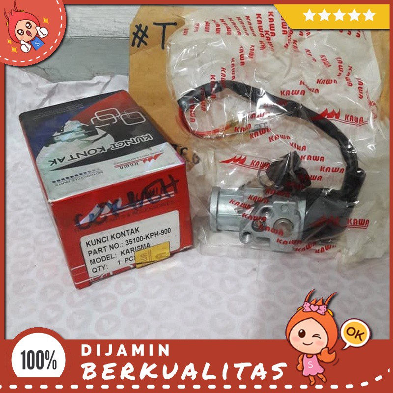 Kunci Kontak Honda Karisma Asli Kawa Sparepart Motor Murah