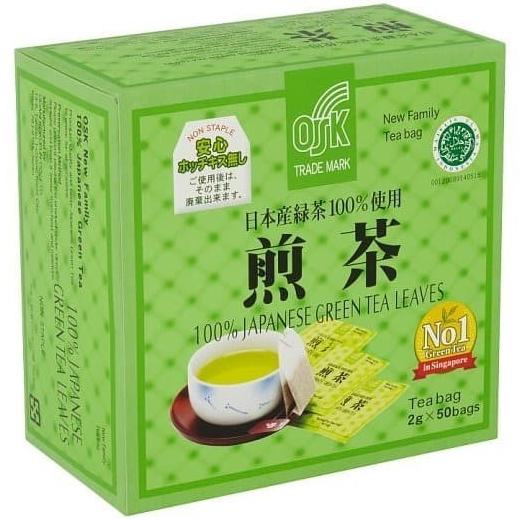 

[ COD ] Teh Hijau - OSK Green Tea Japanese (50 tea bags x 2) TERUJI Kode 1351