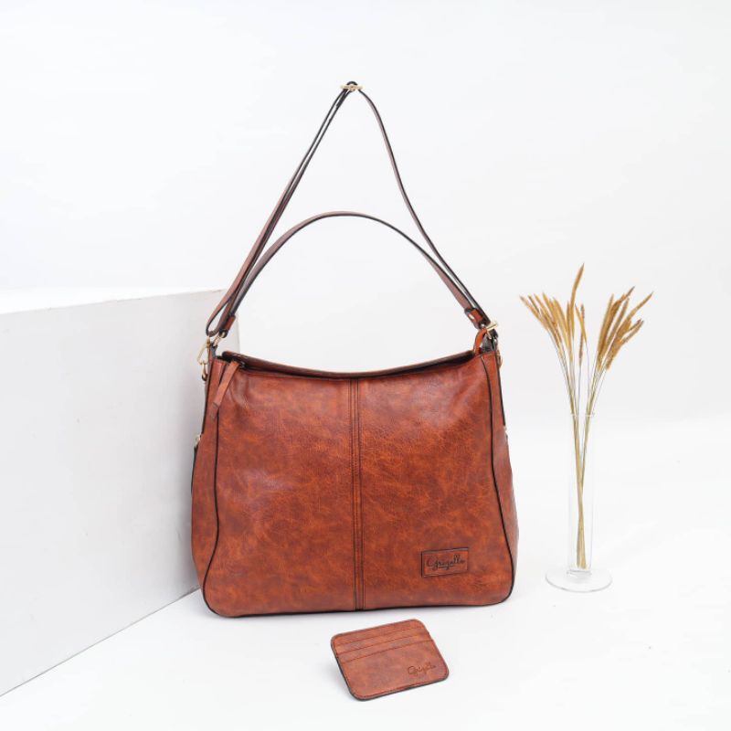 GRIZELLE ALICIA PREMIUM BAG (Size L, BROWN)