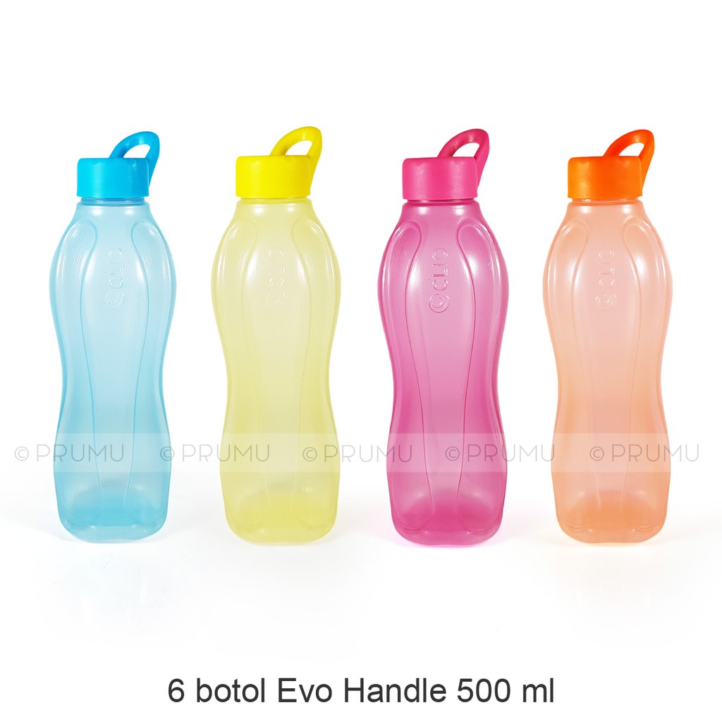 Grosir Evo Handle 500ml - Botol Minum Plastik - Botol Minum Anak - Souvenir Ulang Tahun - Souvenir