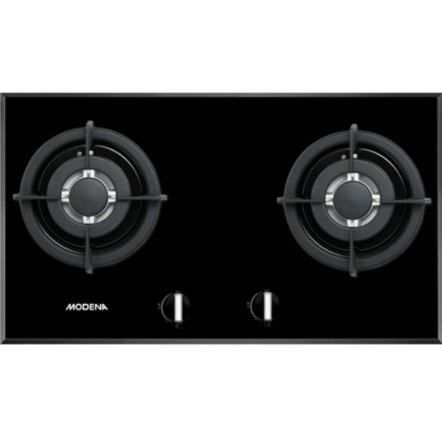 MODENA BH 1725 L BLACK BUILT IN HOB 2 TUNGKU 72 CM / BH1725L