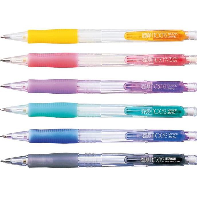 

Sakura Nocks Mechanical Pencil - Pensil Mekanik 0.5mm - PALE BLUE