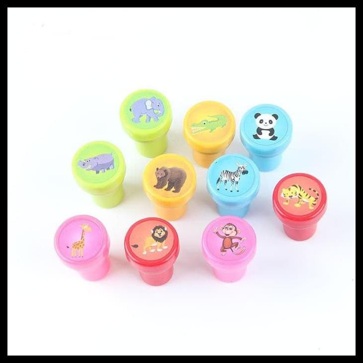 

Rsvj Mainan Anak Edukasi - Stempel Binatang - Stamp Anak - Stempel Reward Uclg