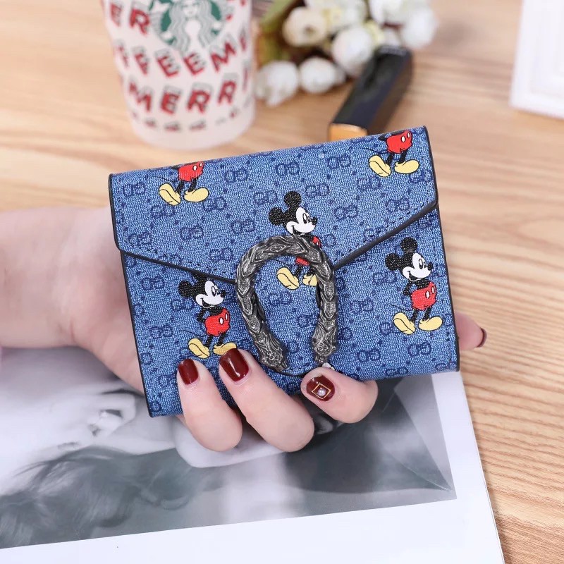 TI 3084 - DOMPET LIPAT WANITA IMPORT MURAH DOMPET KOREA MICKEY - E