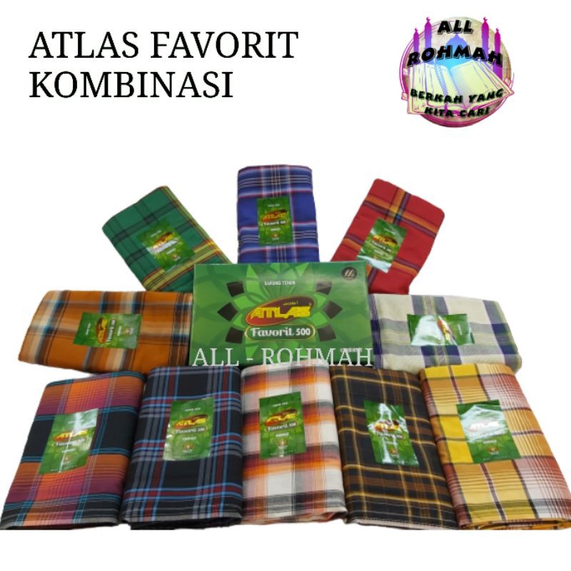 SARUNG ATLAS FAVORIT KOMBINASI
