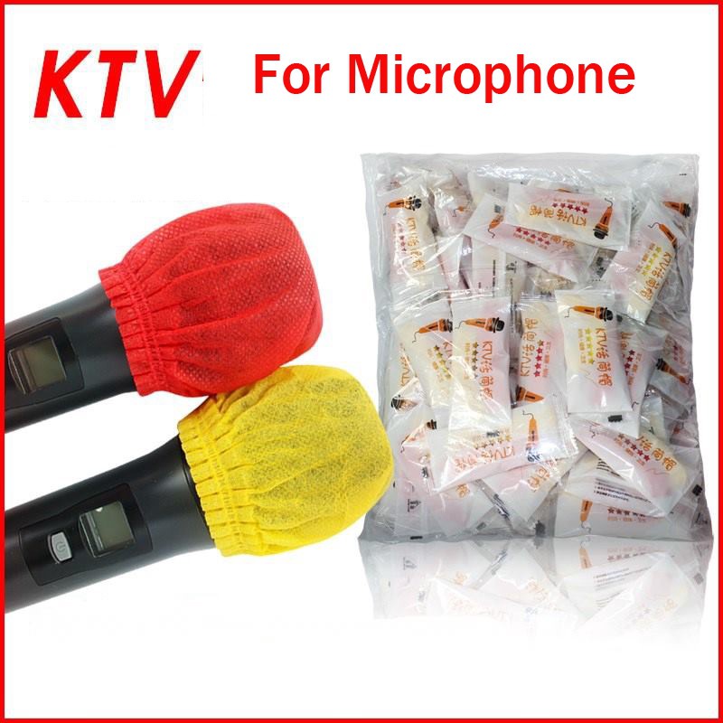 2 pcs/ 1 pair Ducame Disposable Microphone Windscreen Cover Wireless Bluetooth  Karaoke Case Cover