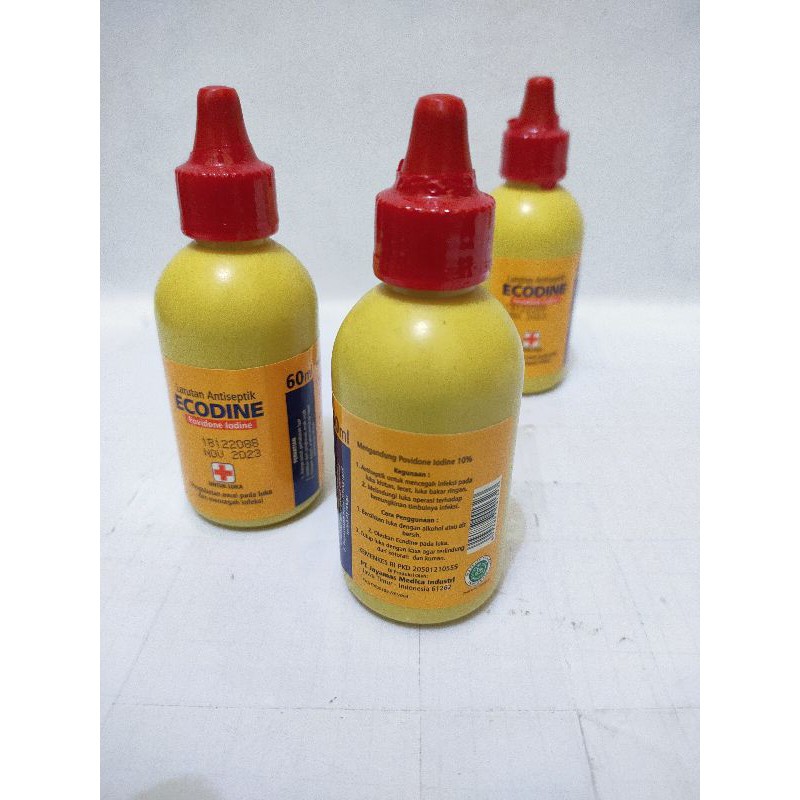 Ecodine Povidone Iodine/Obat Merah Antiseptic 60ml