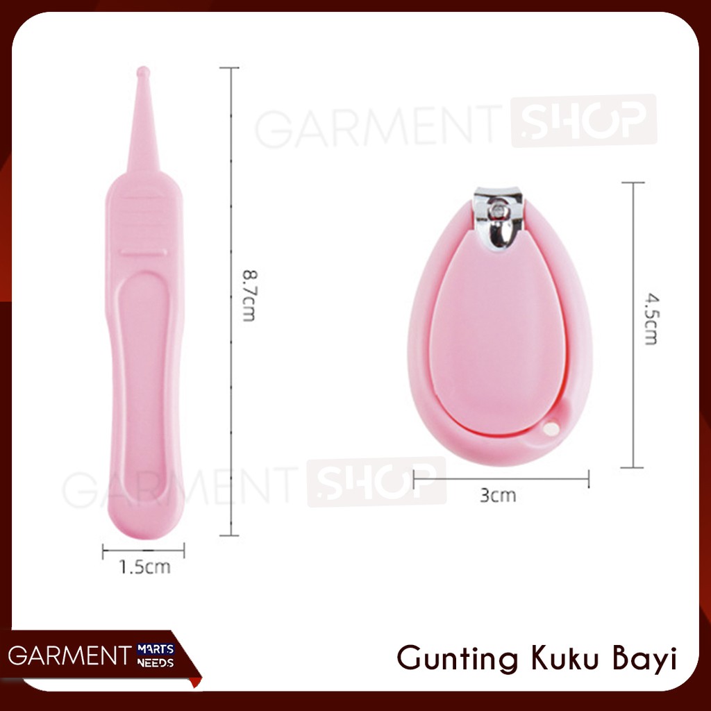 Gunting Kuku Bayi Set Baby Nail Clipper Trimmer Tool Pedicure 4 In 1-6