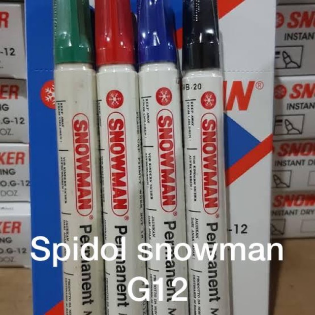 

Spidol snowman G12