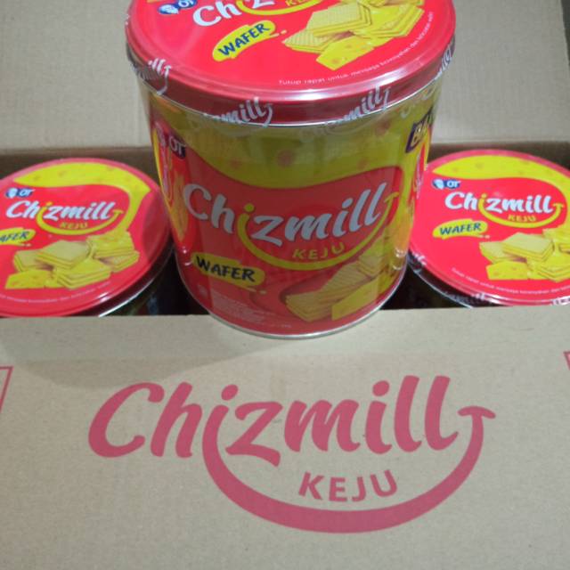 

Wafer Chizmill Keju Can 300Gr