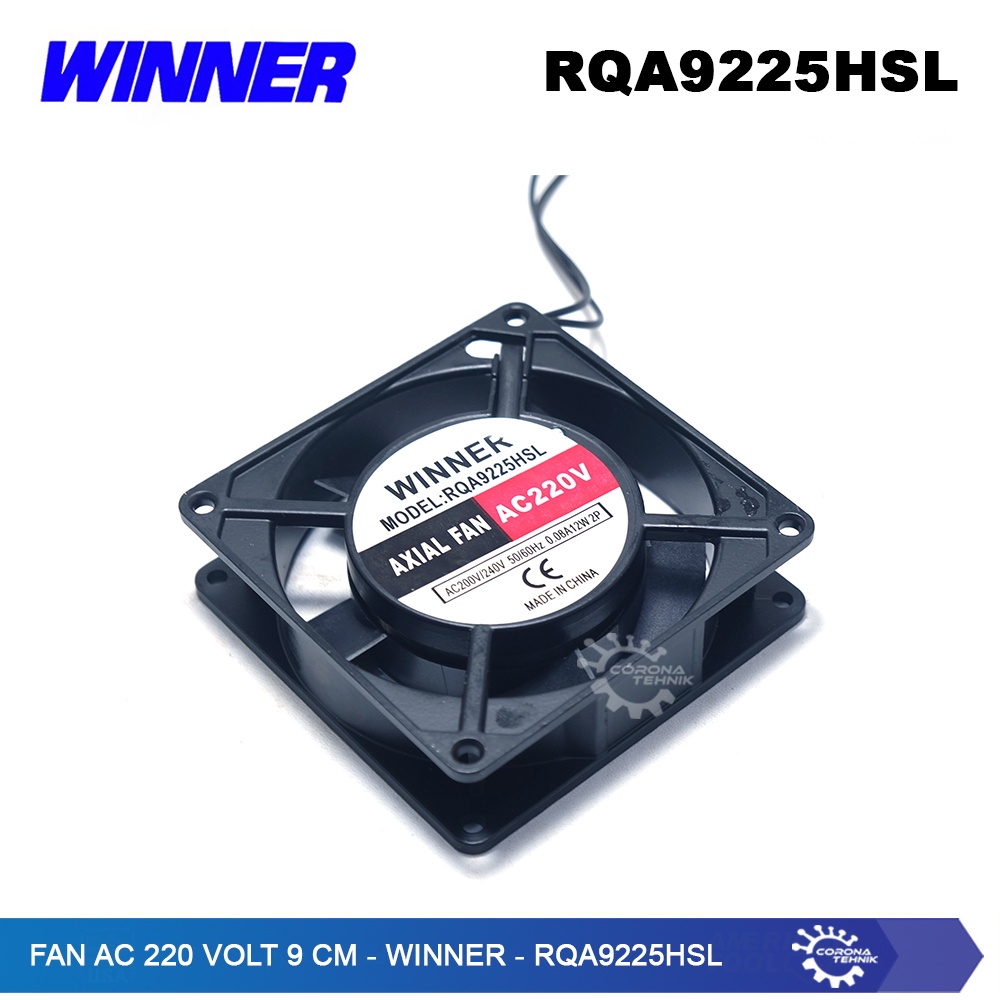 Winner - Fan AC 220 Volt 9 cm - RQA9225HSL