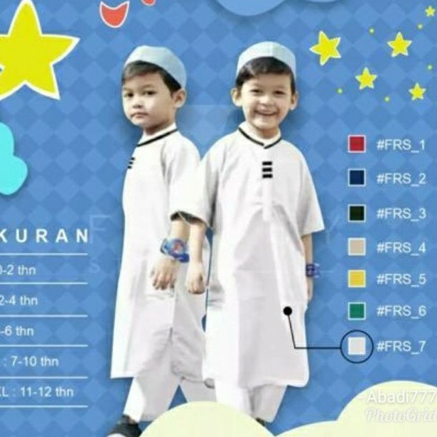 PILIH WARNA koko anak baju koko pakistan setelan koko anak usia 1-13 tahun