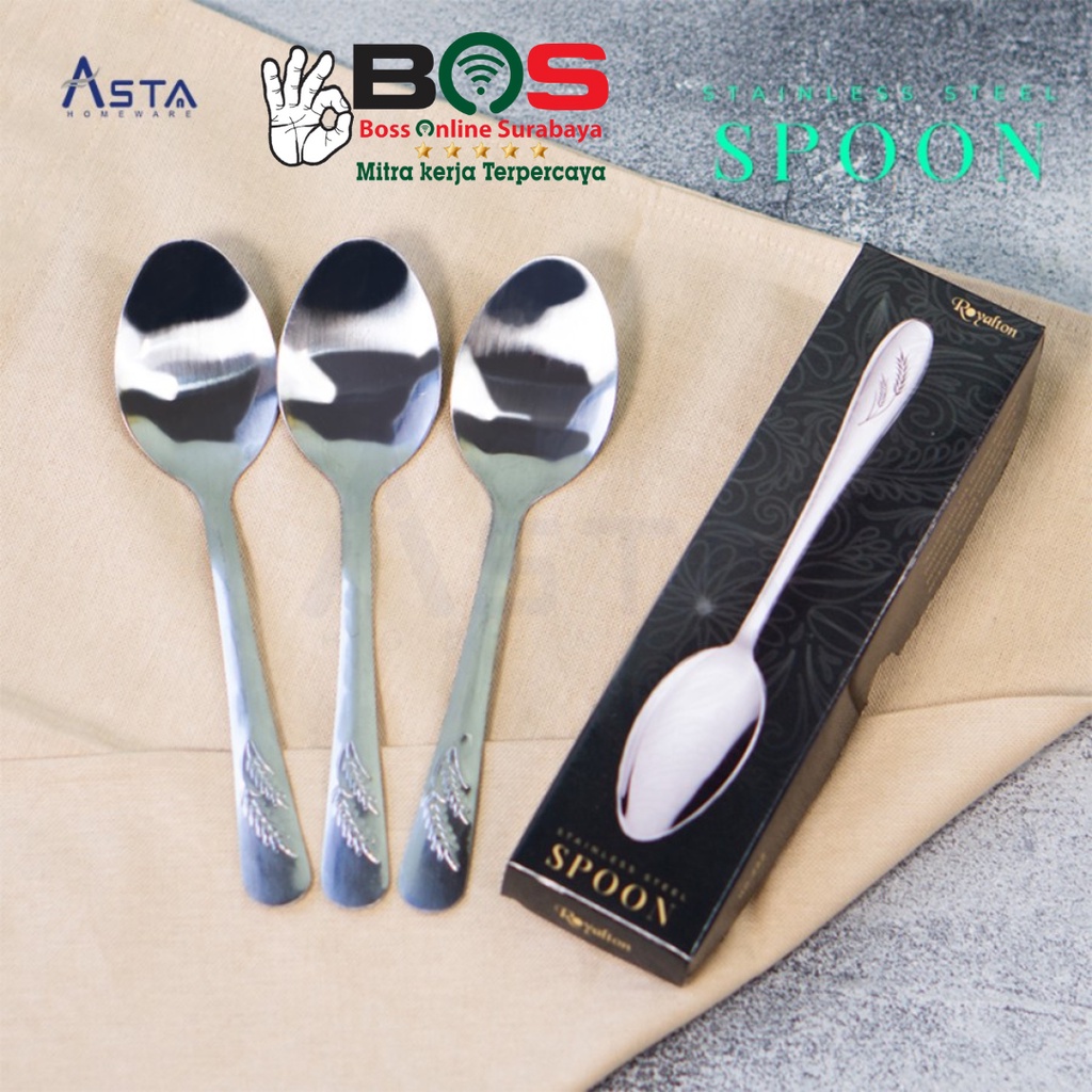 Sendok Garpu ASTA / Alat Makan Set 12 Pcs Spoon Fork Sendok Makan Garpu Makan