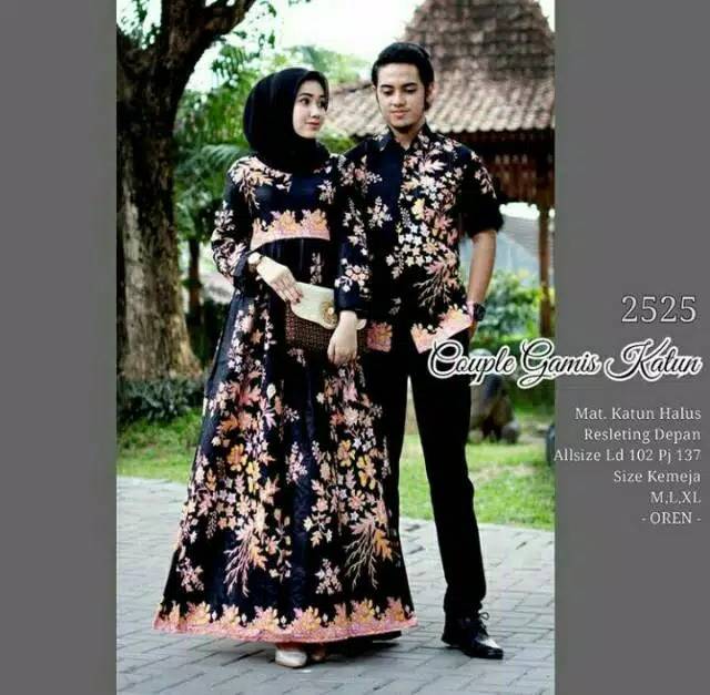 Maura Couple - Sania Ruffle Batik Couple Ori Ndoro Jowi DNT Garansi Termurah Shopee