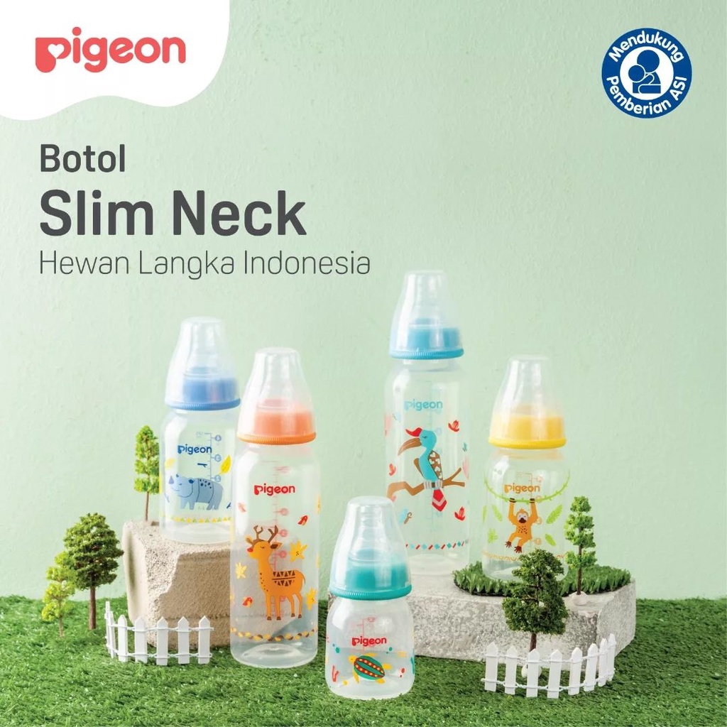 PIGEON Flexible PP Bottle Slim Neck 120ml