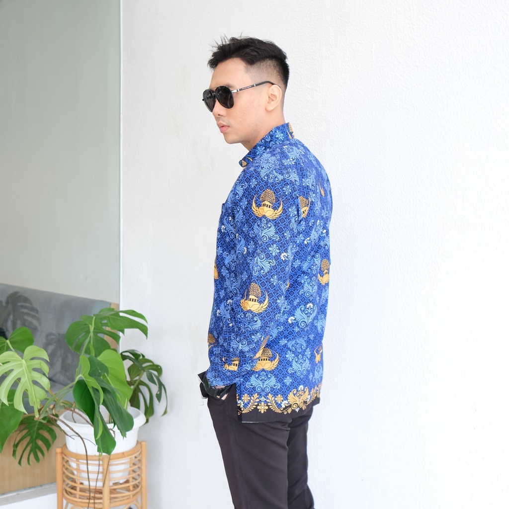 BATIK PRIA KORPRI PREMIUM LENGAN PANJANG REGULER KANTOR BATIK KERTOJOYO PREMIUM SELLER SHOP