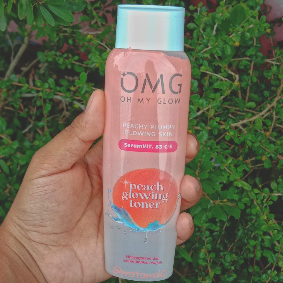 RUMAHCANTIK354 OMG OH MY GLOW Peach Glowing Toner 100 ml