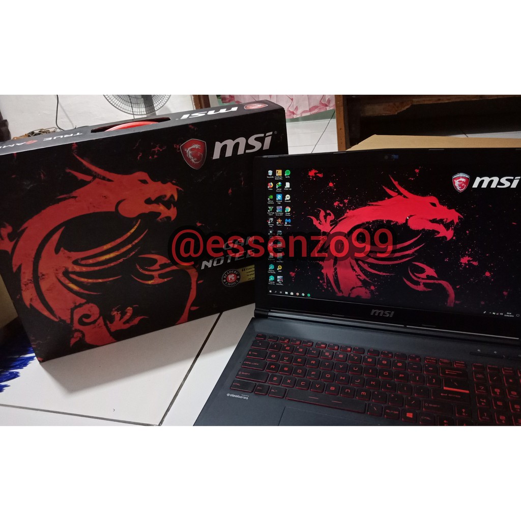 Laptop Gaming MSI GL62M 7RDX I7 7700hq