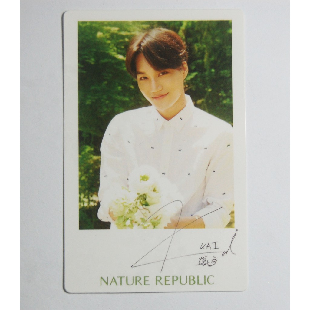 [sharing] EXO - Nature Republic Photocard Ver. 3