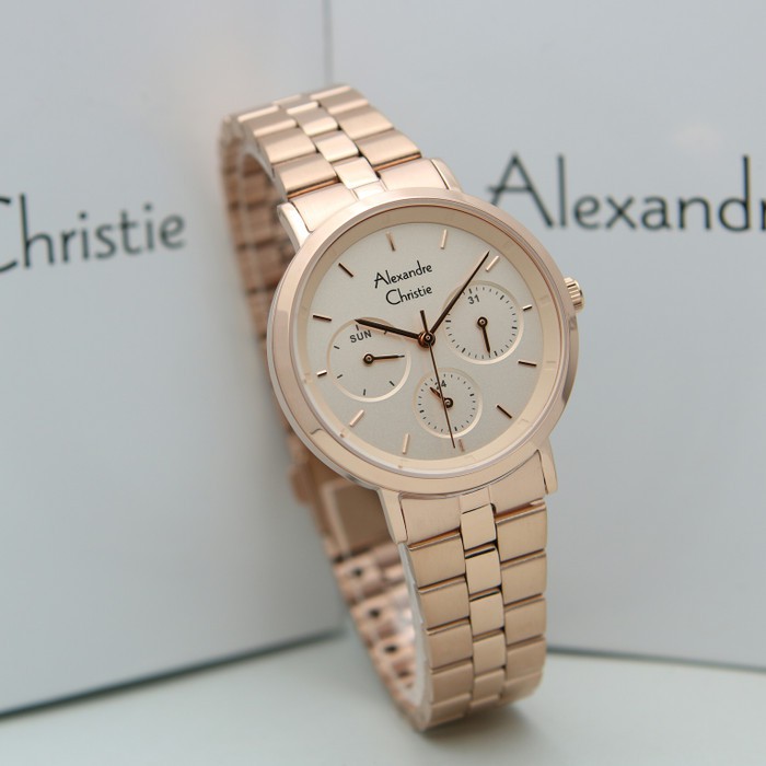 ORIGINAL Jam Tangan Wanita Alexandre Christie AC 2886 / AC2886 / 2886 Garansi Resmi 1 Tahun.