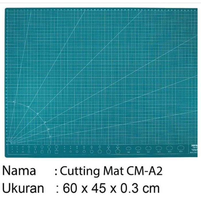 

TERLARIS/Joyko Cutting Mat Cuting Matt A2 Alas Potong Cutter (60 x 45 x 0.3 cm)