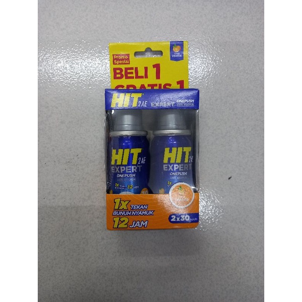 HIT One Push 1 Free 1 Anti nyamuk dan serangga Semprot