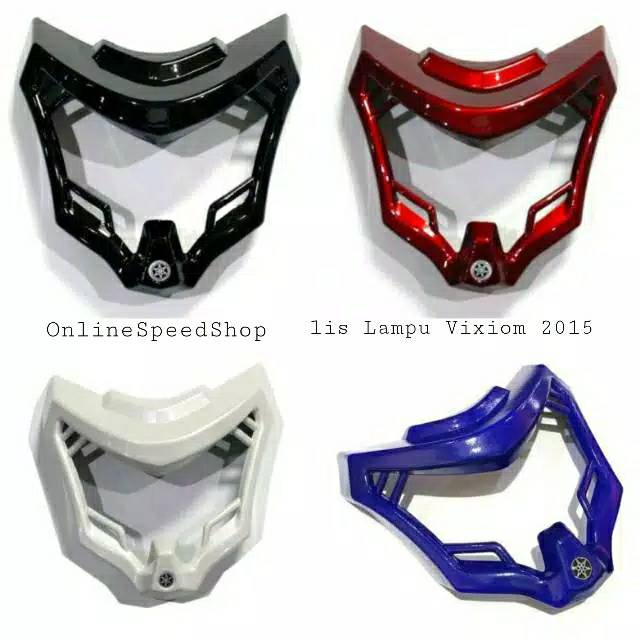 Lis cover lampu vixion old 2013-2014 - Vixion new 2015-2017