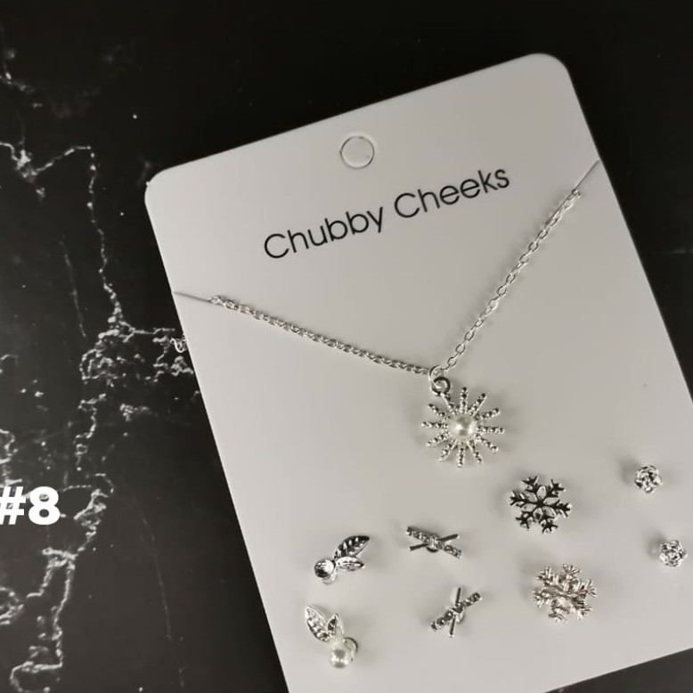 ➰CKK➰Kalung Anting Set FA05 Fashion Wanita Korea Aksesoris Murah-#8