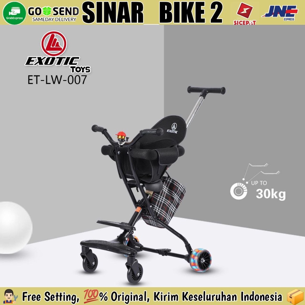 Magic Stroller Exotic LW-011 &amp; EXOTIC ET LW-007  Micro Trike Dorong Anak Bayi