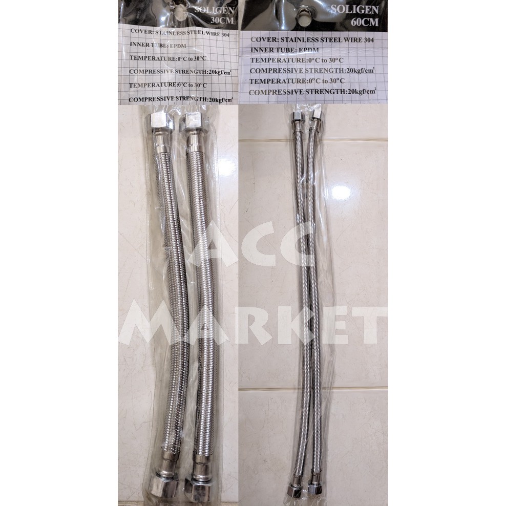 Selang Flexible 60 30 Cm Air Panas Dingin Hot Cold