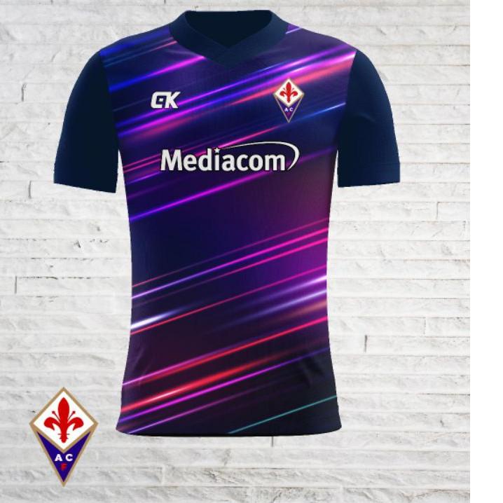 Berkualitas JERSEY BOLA FIORENTINA PRINTING 038