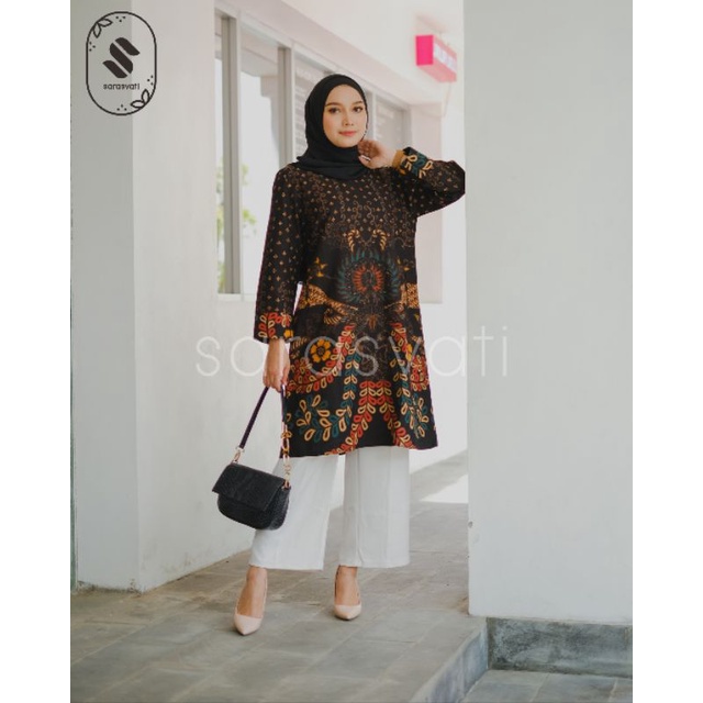 TUNIK BATIK DOBY TUNIK BATIK HIJAB BATIK SOLO