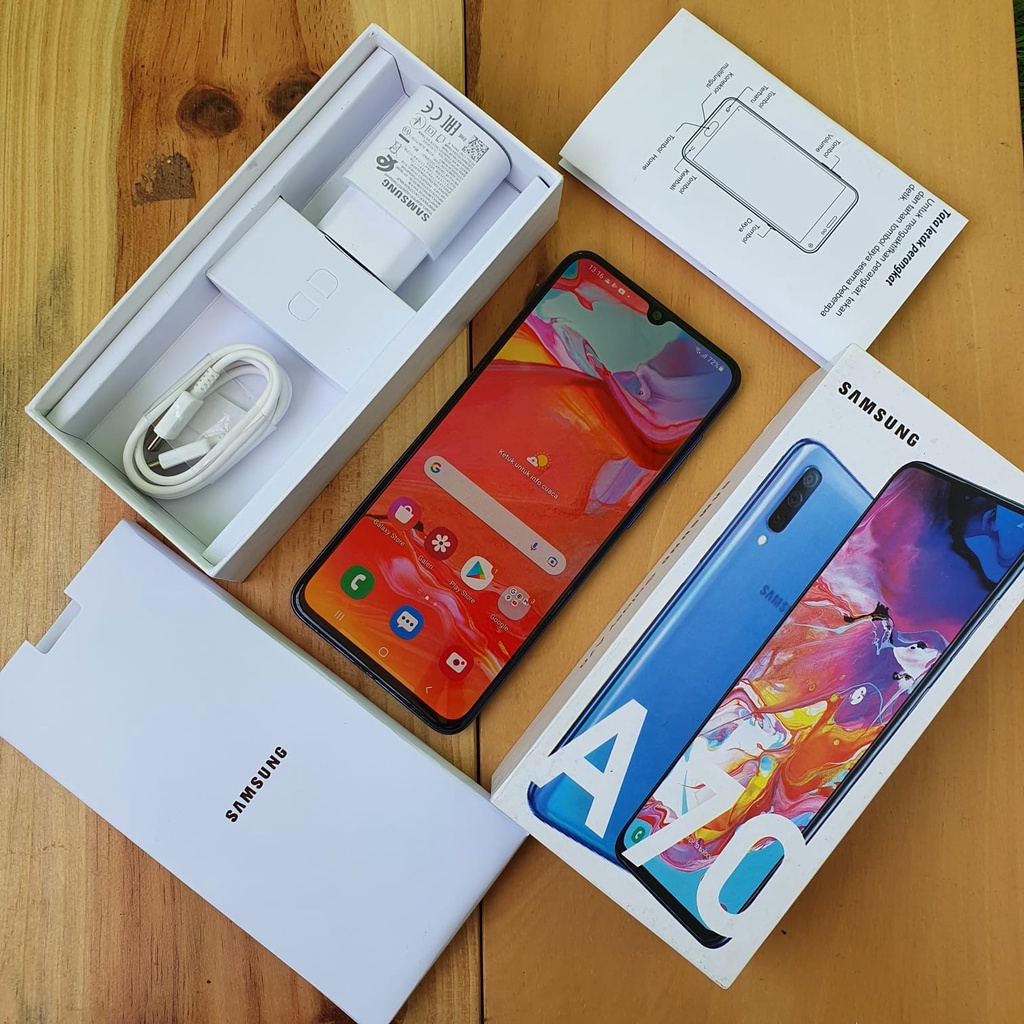 SAMSUNG A70 SECOND 6/128GB & 8/128GB HANDPHONE SECOND HP SEKEN HP BEKAS HP MURAH