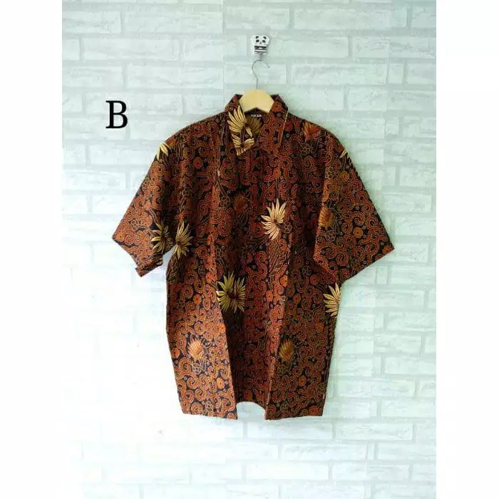 kemeja hem batik jumbo motif jogjaan