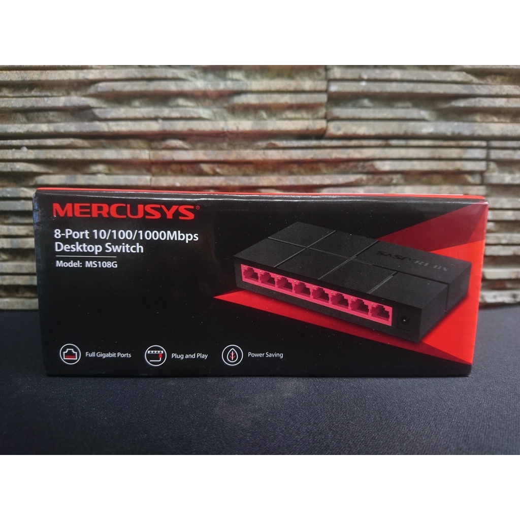 Mercusys Ms108G 8 port Gigabit Switch Hub Gigabit
