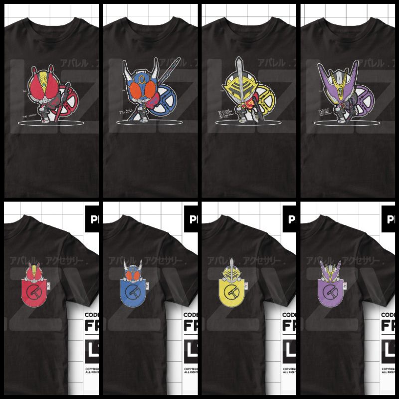 [PRE-ORDER] KAOS KAMEN RIDER DEN-O Design by LZY