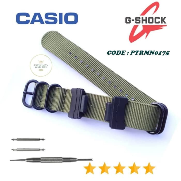 Canvas Strap Casio G-Shock DW5300CV DW5600 DW6100 DW6200 DW6500