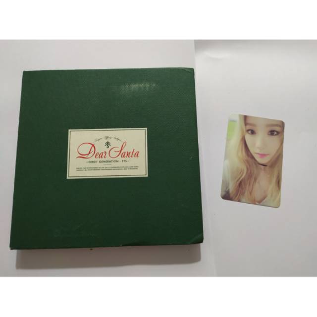 SNSD TaeTiseo Dear Santa Album + Taeyeon Photocard