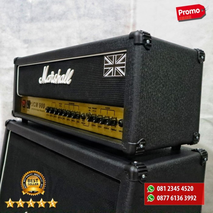 bass-gitar-amplifier- ampli gitar 4x12 marshall 2 input head cabinet jcm 900 -amplifier-gitar-bass.