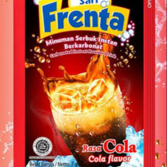 

Segar Sari Frenta rasa Cola cola 1renteng isi 10pcs