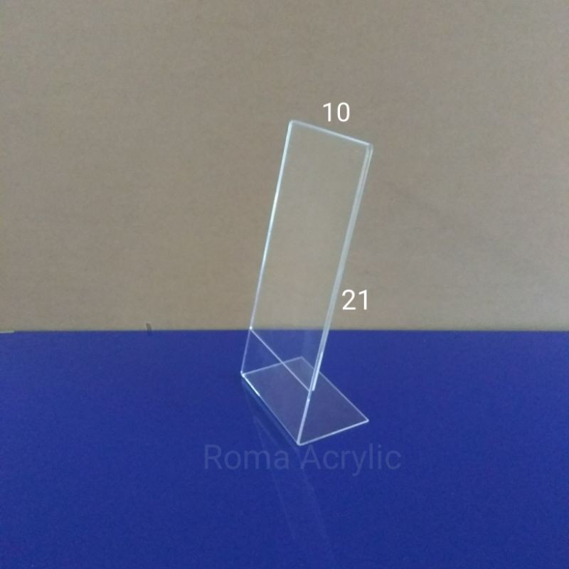 

Display brosur akrilik uk 21 x 10 - Acrylik tempat brosur