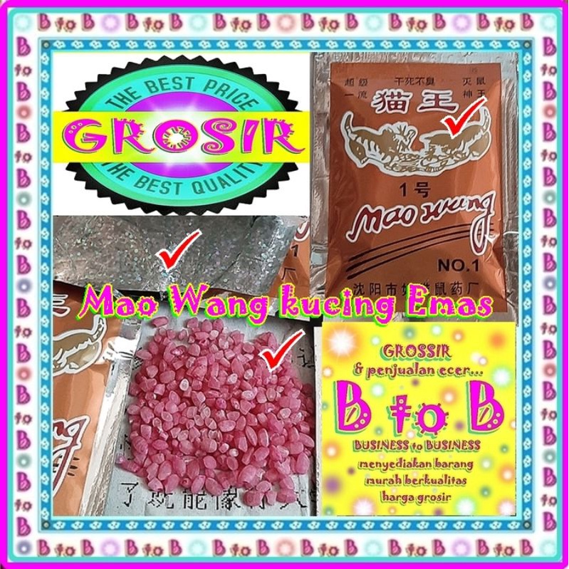 Racun tikus Mao Wang Kucing Emas - Mao Wang Orange - Mao Wang Kucing Mas - Mao Wang Original - Grosi